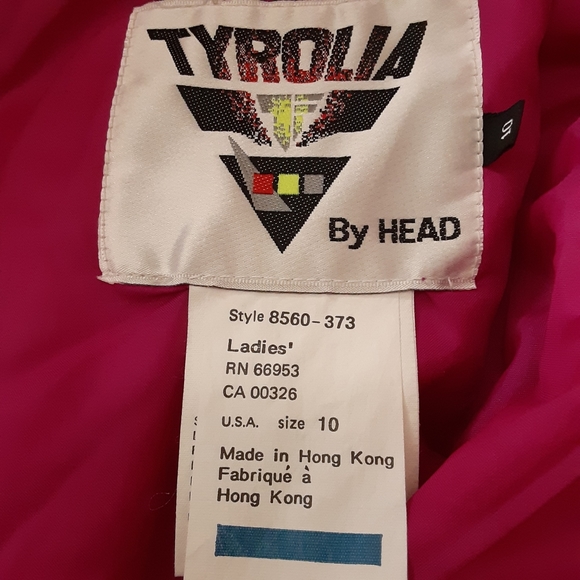 TYROLIA by HEAD, Ladies' Size 10, Nylon Ski Pants - Picture 2 of 8